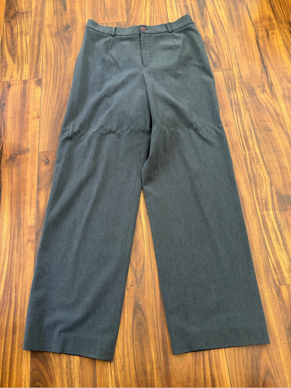 Rafaella Classic Straight-Leg Dress Pants in Charcoal Women’s 8 Nearly New